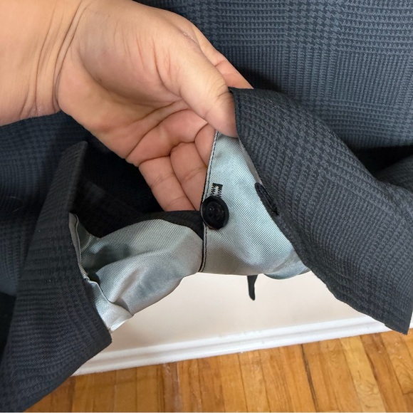 Larini Vintage Coat Men’s Size 44 Long Cravenette Zip-Out Liner Italy 90s - Picture 15 of 15